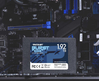 Накопитель SSD Patriot SATA III 1.92Tb PBE192TS25SSDR Burst Elite 2.5" от магазина РЭССИ