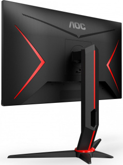 Монитор AOC 23.8" Value Line Q24G2A черный/красный IPS LED 1ms 16:9 HDMI M/M матовая HAS Piv 350cd 178гр/178гр 2560x1440 165Hz FreeSync Premium DP QHD 4.78кг от магазина РЭССИ