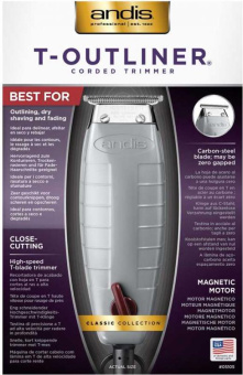 Машинка для стрижки Andis T-Outliner GI серый от магазина РЭССИ