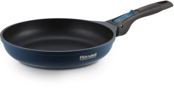Сковорода Rondell Del mar RDA-1848 круглая 26см покрытие: Xylan Plus ручка съемная (без крышки) синий от магазина РЭССИ