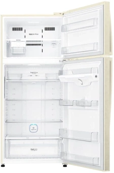Холодильник LG GR-H802HEHL 2-хкамерн. бежевый линейный инверторный от магазина РЭССИ