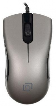 Мышь Оклик 375M серый/черный оптическая (1600dpi) USB (3but) от магазина РЭССИ