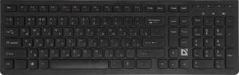 Клавиатура Defender UltraMate SM-535 черный USB беспроводная slim Multimedia от магазина РЭССИ