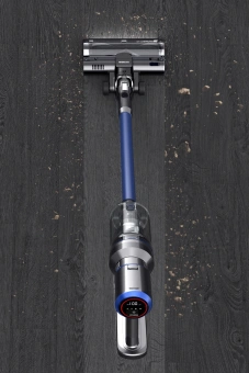 Пылесос ручной Hyundai HYV-S7970 500Вт серый/синий от магазина РЭССИ