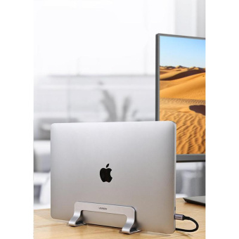 Настольная подставка для ноутбуков UGREEN Universal Vertical Aluminum Laptop Stand 20471 от магазина РЭССИ