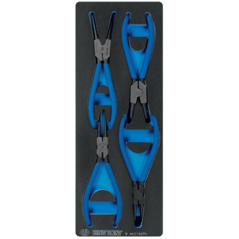 Набор съемников стопорных колец ложемент 4шт KING TONY 9-44214GPV от магазина РЭССИ