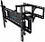 Кронштейн для телевизора Kromax ATLANTIS-80 черный 32"-75" макс.50кг настенный поворотно-выдвижной и наклонный от магазина РЭССИ