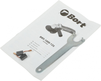 Углошлифовальная машина Bort BWS-1000-125 1000Вт 11500об/мин рез.шпин.:M14 d=125мм (91275356) от магазина РЭССИ