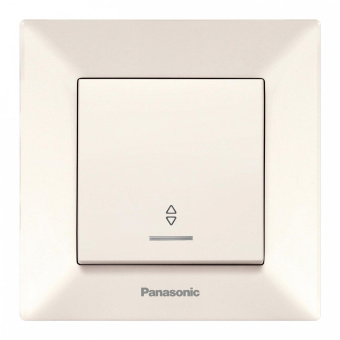 Переключатель Panasonic Arkedia скрыт. 1кл. проходной с подсветкой IP20 бежевый (упак.:1шт) (WMTC00042BG-RU) от магазина РЭССИ