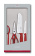 Набор ножей кухон. Victorinox Swiss Classic Kitchen (6.7131.4G) компл.:4шт красный подар.коробка от магазина РЭССИ
