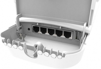 Точка доступа MikroTik OmniTIK 5 ac (RBOMNITIKG-5HACD) AC900 10/100/1000BASE-TX белый от магазина РЭССИ