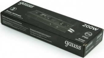 Блок питания Gauss 202022400 пониж. для лен.светод. черный от магазина РЭССИ
