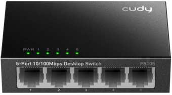 Коммутатор Cudy FS105 (L2) 5x100Мбит/с неуправляемый от магазина РЭССИ