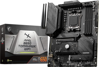 Материнская плата MSI MAG B650 TOMAHAWK WIFI SocketAM5 AMD B650 4xDDR5 ATX AC`97 8ch(7.1) 2.5Gg RAID+HDMI+DP от магазина РЭССИ