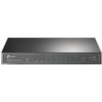 Коммутатор TP-Link TL-SG1210P 9G 1SFP 8PoE+ 63W неуправляемый от магазина РЭССИ