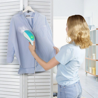 Отпариватель ручной Endever Odyssey Q-427 800Вт белый/голубой от магазина РЭССИ