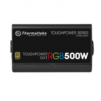 Блок питания Thermaltake ATX 500W Toughpower GX1 RGB 80+ gold 24pin APFC 120mm fan color LED 6xSATA RTL от магазина РЭССИ