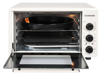 Мини-печь Starwind SMO2023 36л. 1300Вт бежевый от магазина РЭССИ