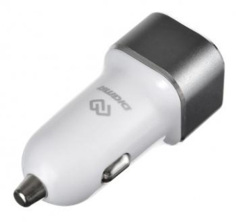 Автомобильное зар./устр. Digma DGCC-2U-3A-WG 15W 2.1A+1A 2xUSB универсальное белый от магазина РЭССИ