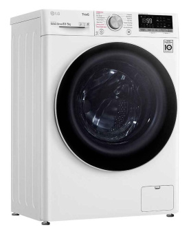 Стиральная машина LG F2DV5S8S0 пан.англ. класс: E загр.фронтальная макс.:8.5кг (с сушкой) белый от магазина РЭССИ