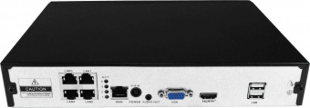 Видеорегистратор Trassir NVR-1104P V2 от магазина РЭССИ