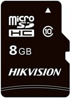 Флеш карта microSDHC 8Gb Class10 Hikvision HS-TF-C1(STD)/8G/Adapter C1 + adapter от магазина РЭССИ