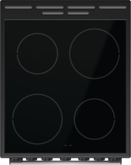 Плита Электрическая Gorenje GEC5B20SG серебристый стеклокерамика (без крышки) от магазина РЭССИ