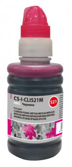 Чернила Cactus CS-I-CLI521M пурпурный 100мл для Canon Pixma MP540/MP550/MP620/MP630/MP640 от магазина РЭССИ