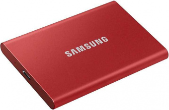 Накопитель SSD Samsung USB-C 2Tb MU-PC2T0R/WW T7 1.8" красный от магазина РЭССИ