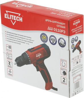 Шуруповерт Elitech ДШ 0110РЭ 100Вт патрон:быстрозажимной (179136) от магазина РЭССИ