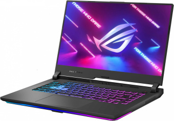 Ноутбук Asus ROG Strix G15 G513QY-HF001 Ryzen 9 5900HX 16Gb SSD512Gb AMD Radeon RX6800M 12Gb 15.6" IPS FHD (1920x1080) noOS black WiFi BT (90NR06X4-M00090) от магазина РЭССИ