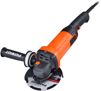 Углошлифовальная машина Patriot AG 128E 1300Вт 11000об/мин рез.шпин.:M14 d=125мм (110301129) от магазина РЭССИ