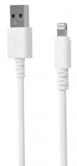 Кабель SunWind USB (m)-Lightning (m) 1.2м белый блистер от магазина РЭССИ