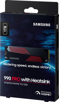 Накопитель SSD Samsung PCIe 4.0 x4 1TB MZ-V9P1T0CW 990 Pro M.2 2280 от магазина РЭССИ