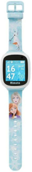 Смарт-часы Кнопка Жизни Disney Холодное сердце 1.44" TFT корп.голубой рем.голубой разм.брасл.:M/L (9301111) от магазина РЭССИ