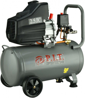 Компрессор поршневой P.I.T. PAC50-C масляный 206л/мин 50л 1800Вт серый/черный от магазина РЭССИ