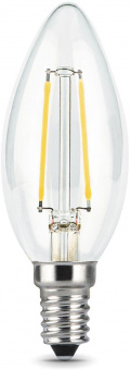 Лампа филам. Gauss 9Вт цок.:E14 свеча 220B 2700K св.свеч.бел.теп. C37 (упак.:10шт) (103801109) от магазина РЭССИ