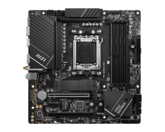 Материнская плата MSI PRO B650M-A WIFI SocketAM5 AMD B650 4xDDR5 mATX AC`97 8ch(7.1) 2.5Gg RAID+VGA+HDMI+DP от магазина РЭССИ