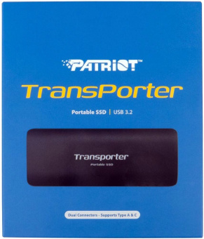 Накопитель SSD Patriot USB-C 4TB PTP4TBPEC Transporter 2.5" черный от магазина РЭССИ