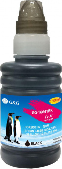 Чернила G&G GG-T6641BK черный 100мл для Epson L100, L110, L120, L130, L132, L210, L222 от магазина РЭССИ