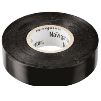 Изолента ПВХ Navigator 15мм 20м черный NIT-B15-20/BL 71103 от магазина РЭССИ