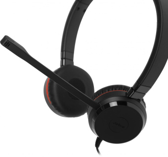 Наушники с микрофоном Jabra Evolve 20 SE черный 1.2м накладные USB оголовье (4999-823-309) от магазина РЭССИ