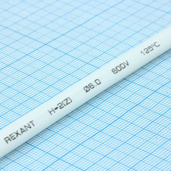 Трубка термоусадочная 6,0/3,0 белая от магазина РЭССИ