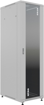 Шкаф серверный NTSS Премиум (NTSS-R42U6080GS) напольный 42U 600x800мм пер.дв.стекл металл 900кг серый IP20 сталь от магазина РЭССИ