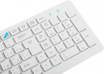 Клавиатура + мышь Defender Skyline 895 клав:белый мышь:белый USB беспроводная slim Multimedia (45895) от магазина РЭССИ