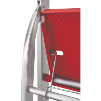 Профессиональная стремянка Новая Высота NV3118 1x7 ступеней 130 мм органайзер Max нагр. 225 кг 2К башмаки 3118107 от магазина РЭССИ