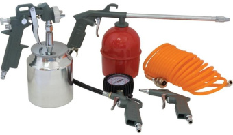 Набор пневмоинструментов Калибр НП-5Н компл.:5 предметов 190л/мин от магазина РЭССИ