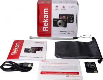Фотоаппарат Rekam Presto zoom 850 bl черный 21Mpix 2.7" 1080p SDHC/MMC CMOS IS el/Li-Ion от магазина РЭССИ