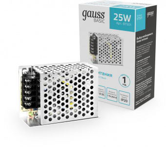 Блок питания Gauss Basic для лен.светод. белый (BT501) от магазина РЭССИ