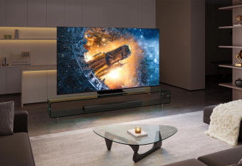 Телевизор QLED TCL 75" 75C845 черный 4K Ultra HD 120Hz DVB-T DVB-T2 DVB-C DVB-S DVB-S2 USB WiFi Smart TV от магазина РЭССИ